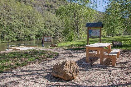 L'Aveyron à Prévinquières, Fédération de pêche de l'Aveyron