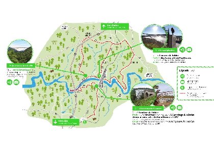 Viaduc du Viaur - carte du circuit, OFFICE DE TOURISME PAYS SEGALI