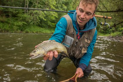 Le Lot amont de St Geniez-d'Olt à St Laurent-d'Olt no kill, Fédération de pêche de l'Aveyron