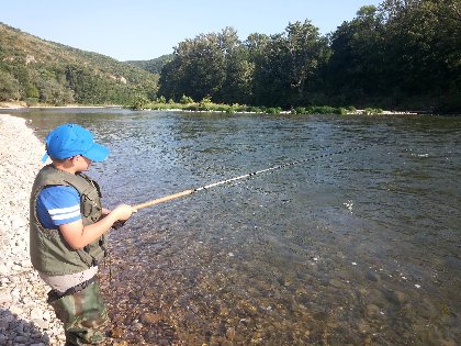 Le Tarn de Millau à Saint-Rome-de-Tarn (parcours 1 truite par jour par pêcheur), Fédération de pêche de l'Aveyron