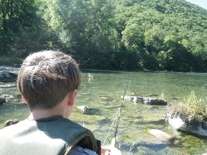 Le Tarn de Millau à Saint-Rome-de-Tarn (parcours 1 truite par jour par pêcheur), Fédération de pêche de l'Aveyron