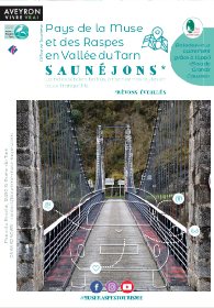 Carte touristiques et itinéraires de randonnées, OFFICE TOURISME DU PAYS DE LA MUSE ET RASPES DU TARN