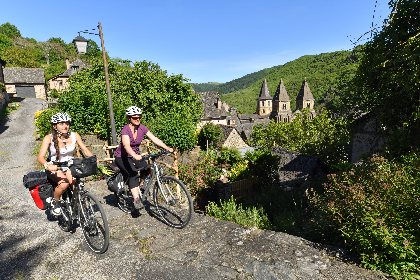 Boucle à vélo autour de Conques et la Vallée du Lot, OFFICE DE TOURISME de CONQUES-MARCILLAC
