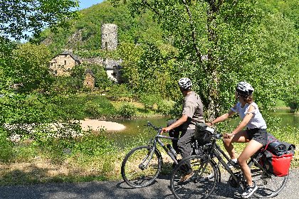 Boucle à vélo autour de Conques et la Vallée du Lot, OFFICE DE TOURISME de CONQUES-MARCILLAC