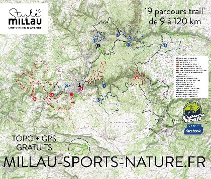 Millau Espace Trail, OFFICE DE TOURISME DE MILLAU