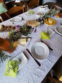 Petits déjeuners salés ou sucrés ou les deux..., La Grange ô tisanes-Conques