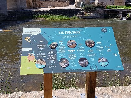 Le Lot à Saint Geniez d'Olt , Fédération de pêche de l'Aveyron