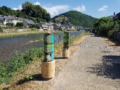 Le Lot à Saint Geniez d'Olt , Fédération de pêche de l'Aveyron