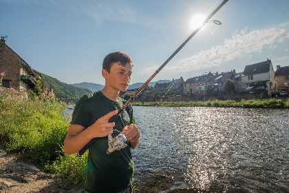 Le Lot à Saint Geniez d'Olt , Fédération de pêche de l'Aveyron
