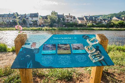 Le Lot à Saint Geniez d'Olt , Fédération de pêche de l'Aveyron