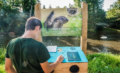 Le Lot à Saint Geniez d'Olt , Fédération de pêche de l'Aveyron