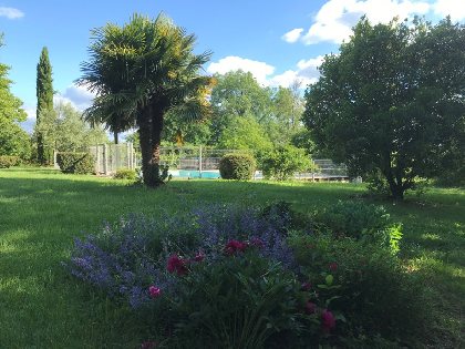 Vue depuis la terrasse, Gite des Causses