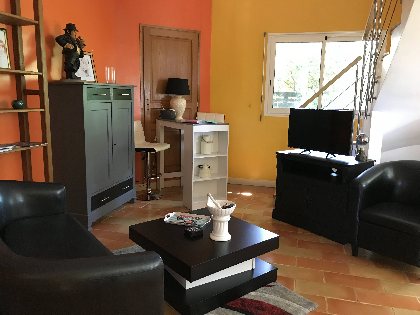 Coin salon, Gite des Causses