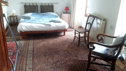 Chambre 1 avec lit en 160 sur 2 m, La Maison de Mamé Marie