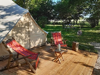 Africa tent, Camping Etang du Camp