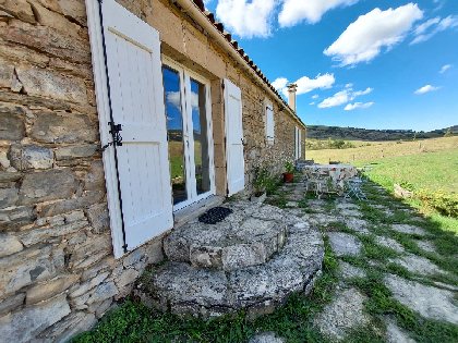 Chambre et table d'hôte Les Louves - Terrasse, ©Dominique ESCACH