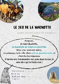 Le jeu de la Marmotte, Office de Tourisme des Causses à l'Aubrac