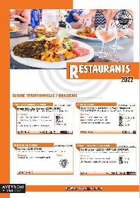 Brochure Restaurants, OFFICE DE TOURISME LARZAC VALLEES