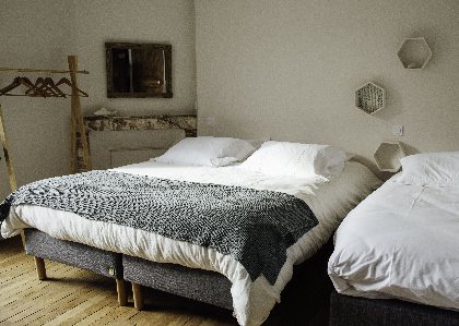 Trou Life Grand Gite - Chambre Blue Sunshine, Trou Life - Pauline Cauhepe