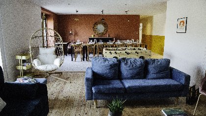 Trou Life Grand Gîte - le salon salle à manger, Trou Life - Pauline Cauhepe