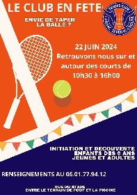 Fête du club de Tennis à Laissac