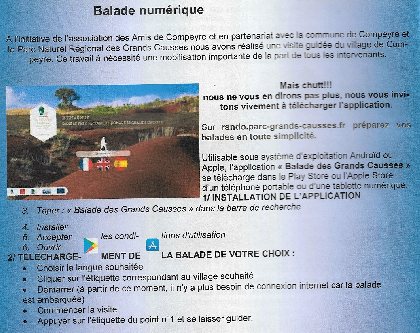 Balade numérique à Compeyre, ADT de l'Aveyron