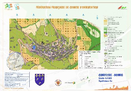 Course d'orientation à Compeyre, ADT de l'Aveyron