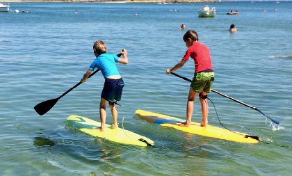 BALADE EN PADDLE SUR LE LAC, Pareloup Wakecamp