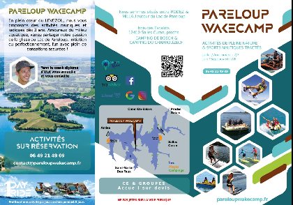 Pareloup Wakecamp SNACK, OFFICE DE TOURISME DE PARELOUP LEVEZOU