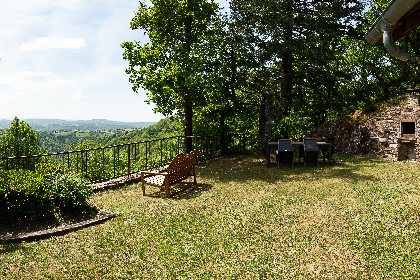 Vue panoramique depuis le jardin, Le Douluch