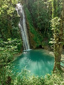 Salles la Source, cascade de la Crouzie, Béatrice Boyer