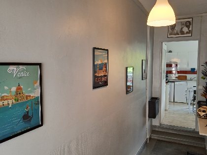 Dolce Vita - Gîte du Pont de Fer, couloir d'entrée