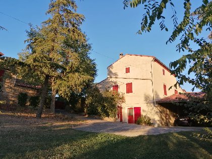 Maison depuis le parc, L'Oustal