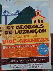 Vide grenier à St Georges de Luzençon