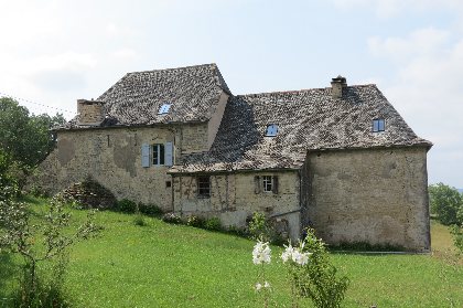 Le Mas de Labro, la maison côté jardin, Sylvie Langevin