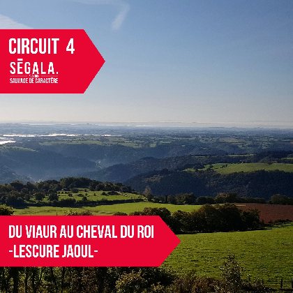 circuit VTT VAE - Du viaur au cheval du roi - Lescure Jaoul, OFFICE DE TOURISME AVEYRON SEGALA