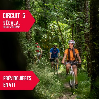 circuit VTT VAE - Prévinquières en VTT, OFFICE DE TOURISME AVEYRON SEGALA