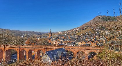 Vue sur le village de Marcillac-Vallon, OFFICE DE TOURISME de CONQUES-MARCILLAC