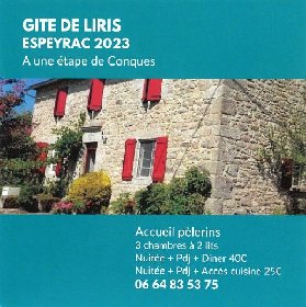 Gîte de Liris, OT Terres d'Aveyron
