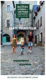 2023 - Carte Touristique Bastides et Gorges de l'Aveyron (FR, EN, ESP), SPL OUEST AVEYRON TOURISME