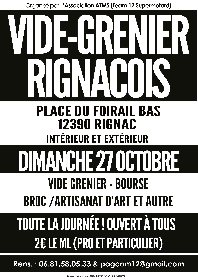 Vide-grenier Rignacois