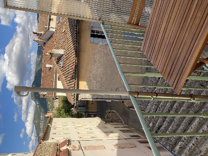 Vue depuis le balcon, Location Aurejac Danielle