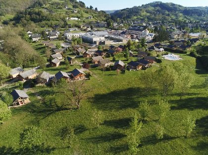 vu aérienne résidence tourisme Le Colombier, Gîte Royo
