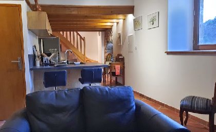 La cuisine vue du salon, OFFICE DE TOURISME LARZAC VALLEES