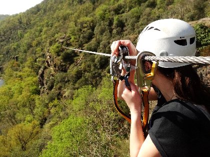Via ferrata au Roc du Gorb avec Nicolas Daniel, Nicolas DANIEL