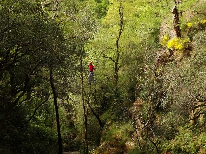 Via ferrata au Roc du Gorb avec Nicolas Daniel, Nicolas DANIEL