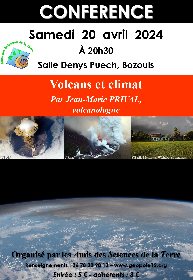 Conférence Volcans et climat