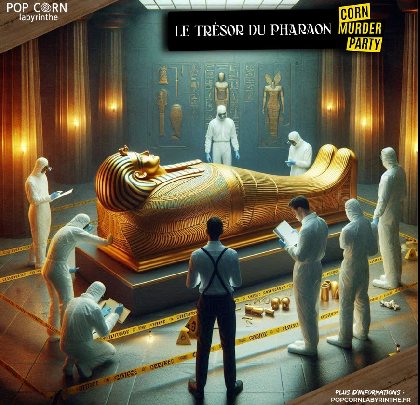 MURDER PARTY Pop Corn labyrinthe  , OFFICE DE TOURISME DE PARELOUP LEVEZOU
