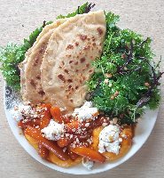 Exemple d'assiette complète, FERME BEAUX REGARDS