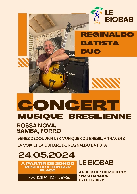 Concert de musique brésilienne au Biobab